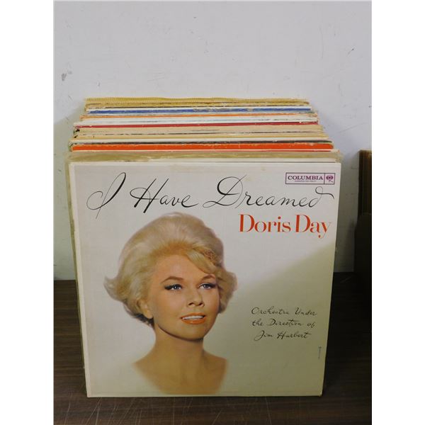 Lot of 39 Assorted, Easy Listening, Country, Big Bang, Oldies Vinyl Records LPs