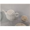 Image 5 : Lot of Modern Housewares Teapot Cups Saucers Crystal Stemware Etc