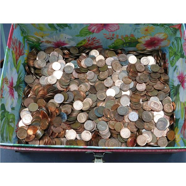 approx 20lbs of Canadian Pennies
