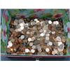 Image 1 : approx 20lbs of Canadian Pennies