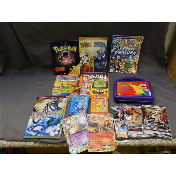 LARGE Lot of Pokemon Pokedex, Strategy Guide, Books, Magazines, Sticker Kit, Pocket Guides, Cards