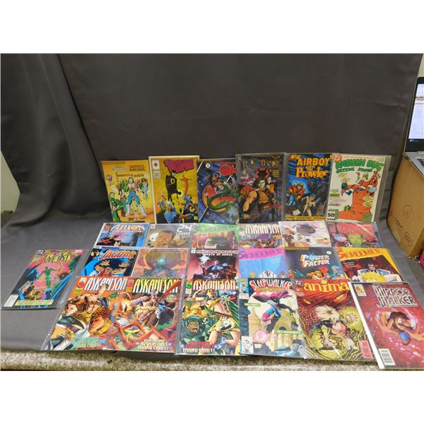 Lot of 25 Vintage Comics Indie, Image, DC, Marvel Mostly #1s, SKREEMER #1-3, Askani'son #1-3, etc