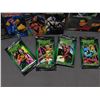 Image 2 : Lot of Promotional Advertising TCG CCG Sheets Star Trek & DC Villains, 4 Booster Packs PLASM