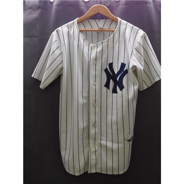 Vintage Raven's Knit Men's New York Baseball Shirt Sports Jersey Size L