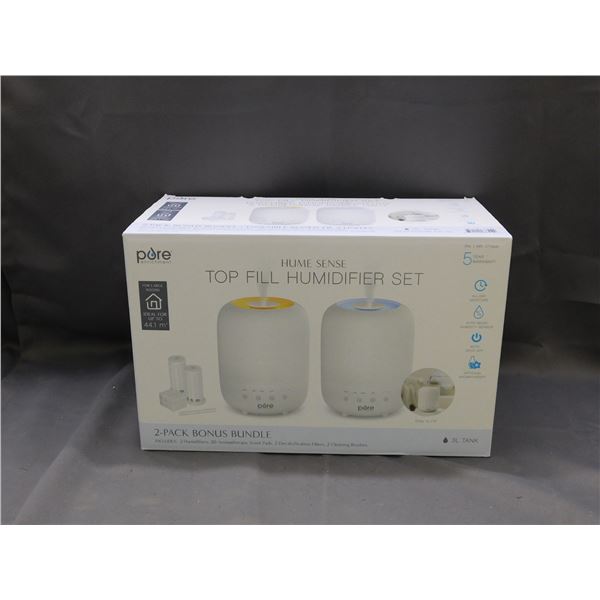 Home Sense Top Fill Humidifier Set NEW/RETURN