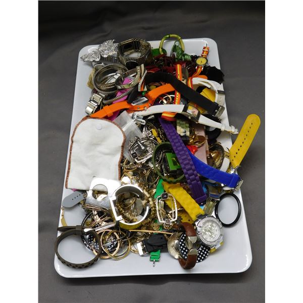 Tray of Vintage Costume Jewelry