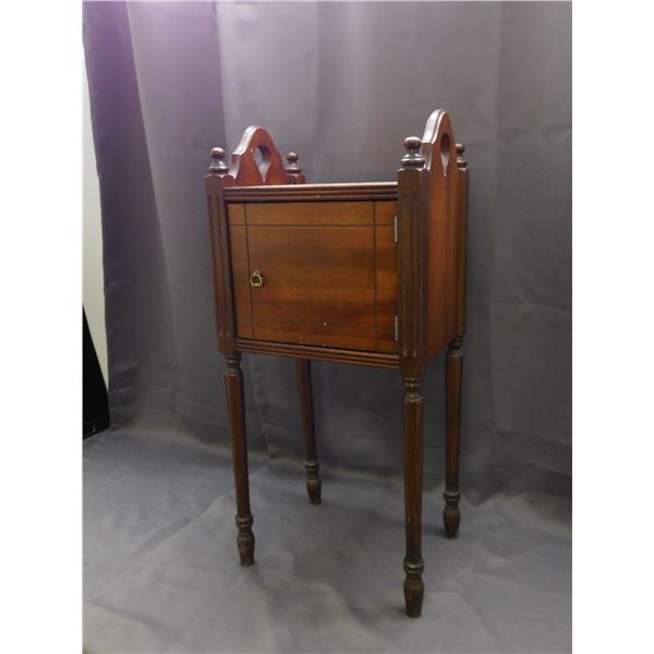 Vintage Wooden Smoke Stand 28" x 13"