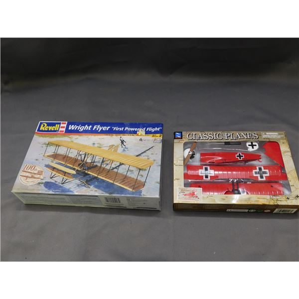 Lot of 2 Revell Wright Flyer Model Kit SEALED and Classic Planes NewRay Model Kit