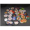 Image 1 : Lot of Large Buttons Pinbacks Advertising Fast Food Mostly McDonalds