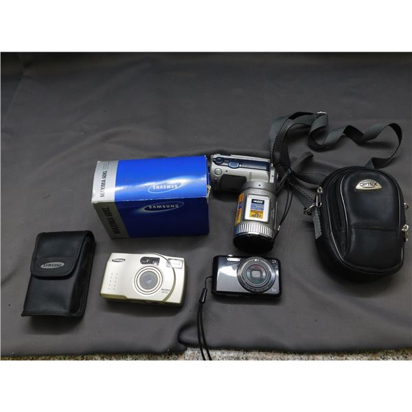 Lot of 3 Cameras SONY Digital Still Camera DSC-F505V, Samsung ES67, Samsung Maxima 60 XL