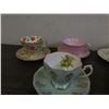 Image 5 : Lot of 9 Cups and Saucers Spode Copeland Royal Stafford Tuscan Queen Anne Hammersley Phoenix