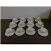 Image 1 : Set of 12 Royal Doulton Cups and Saucers Greenbrier