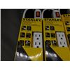 Image 2 : Lot of 4 Stanley Powermax 6  Outlet Power Strip Bar New