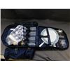 Image 4 : Fully Loaded Picnic Backpack with Blanket, Cutlery, Plates, Wine Glasses, Bottle Opener, Board, etc