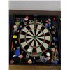Image 3 : Dart Board Set Lots of Darts in Case Narwhal