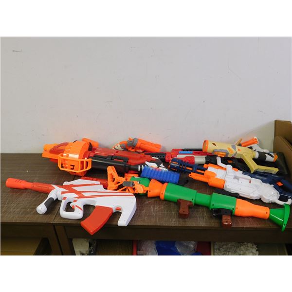 Lot of Assorted NERF Guns