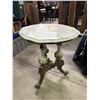 Image 1 : Ornate Marble Top Parlour Side Table