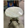 Image 4 : Ornate Marble Top Parlour Side Table