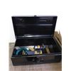 Image 1 : SIMER M40P-04 Non-Submersible Pump, Black Metal Toolbox, 2 Hand Saws, Square