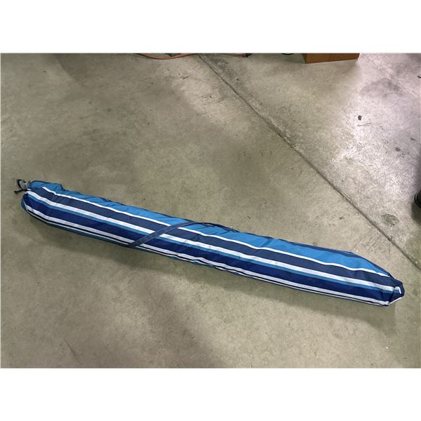 Large Beach Umbrella Blue Stripes