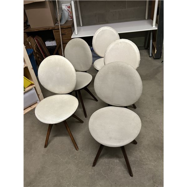 Honderich Mid Century MCM Dining Room Chairs Set of 5 “Lollipop”