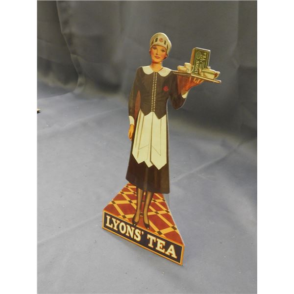 Lyon's Tea Fold-Out Standee Store Display 11"