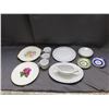 Image 1 : Lot of Assorted China Plates, Saucers, Cups, Gravy Boat, etc