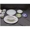 Image 2 : Lot of Assorted China Plates, Saucers, Cups, Gravy Boat, etc