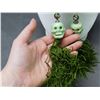 Image 4 : Carved Skull Stone Earrings
