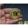 Image 2 : Lot of 5 Bitcoin Novelty Coin Medallions