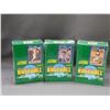 Image 1 : Lot of 3 SCORE Series 1 1991 Major League Baseball 16 Player Cards and 1 Trivia Card Per Pack Sealed