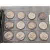 Image 3 : Coin Folder w/ 44 Canada Quarters Mostly 1962 1967