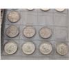 Image 4 : Coin Folder w/ 44 Canada Quarters Mostly 1962 1967