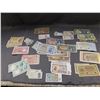 Image 1 : Lot of Over 50 Vintage World Bank Notes Paper Money, 20 Different Kinds, Circulated & Uncirc Cond