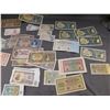 Image 2 : Lot of Over 50 Vintage World Bank Notes Paper Money, 20 Different Kinds, Circulated & Uncirc Cond