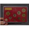 Image 2 : 1974 Russia Leningrad Mint Proof-like 9 Coin Set and Mint medal, encapsulated w Original Packaging