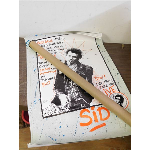Lot of 5 Sid Vicious Posters
