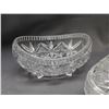 Image 4 : Lot of 3 Crystal Candy Dish, Divided Tray, Dish