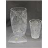 Image 2 : Lot of 3 Crystal Vases