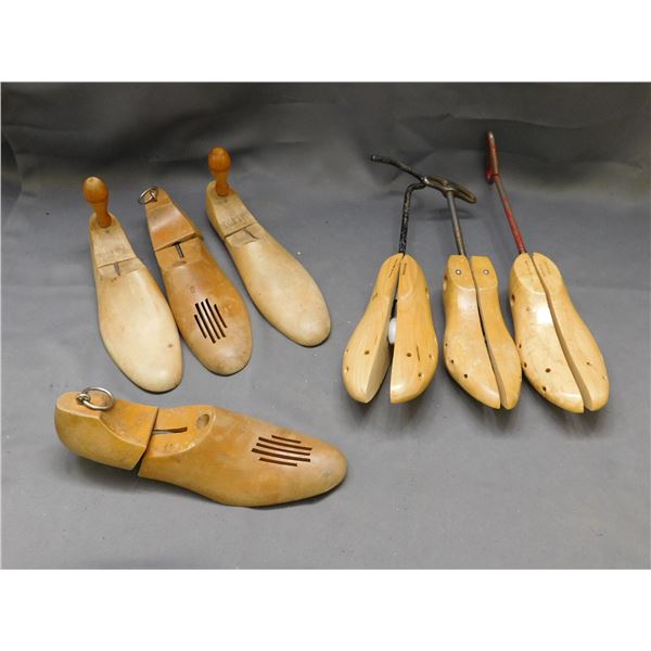Lot of Vintage Wooden Shoe Forms