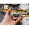 Image 8 : Lot of 15pc Wiuterliug Bavaria German Fine Bone China Tea Cups and Saucers Venezia Venice