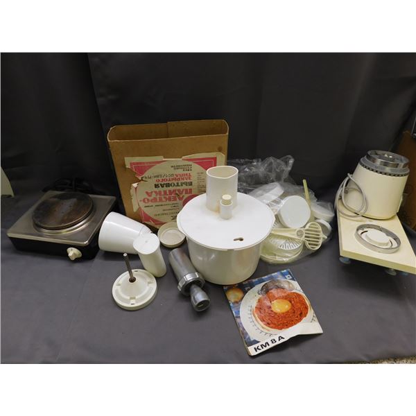 Russian Hot Plate, Vintage Kitchen Food Processing Kitchen Items