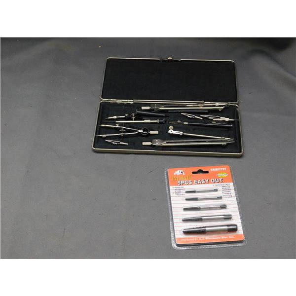 Pit Bull Easy Out Screw / Bolt Extractor & Drafting Set
