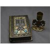 Image 1 : Siddur Book and Jerusalem Small Candlestick