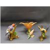 Image 3 : Lot of 3 Bisque Figurines Lily and 2 Birds, 1 Marked Capodimonte, 2 Japan