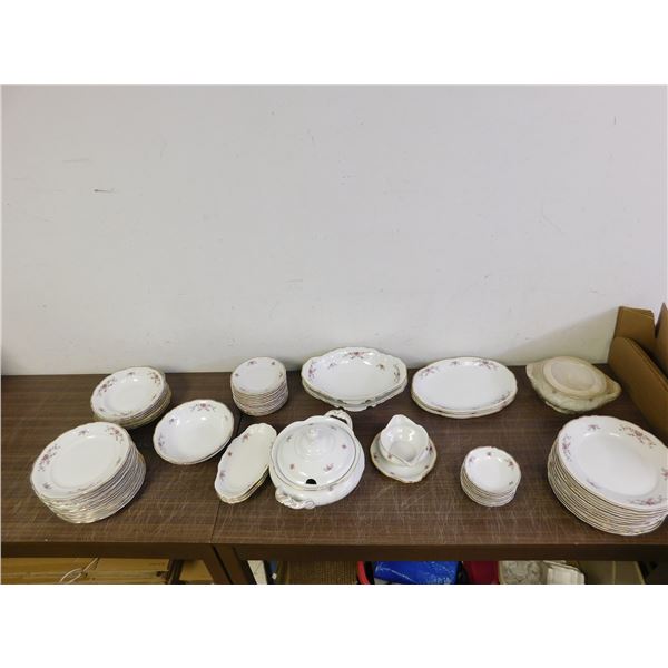 LARGE Set of 64pcs Walbrzych Made in Poland Fine Bone China