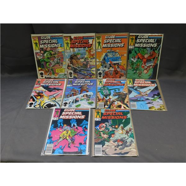 GI Joe Special Missions #1-10 Vintage Comic Books Marvel