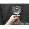 Image 2 : Lot of 23 Heavy Glass Wine Glasses