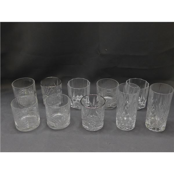 Lot of Rocks and Double Rocks Drinkware Glasses Highball Glasses