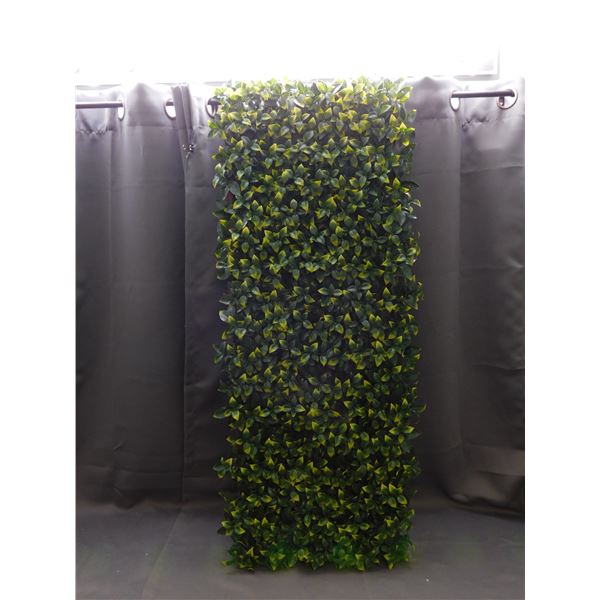 Adjustable Patio Privacy Screen Foliage Green Plant Wall